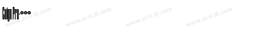 Coign Pro字体转换